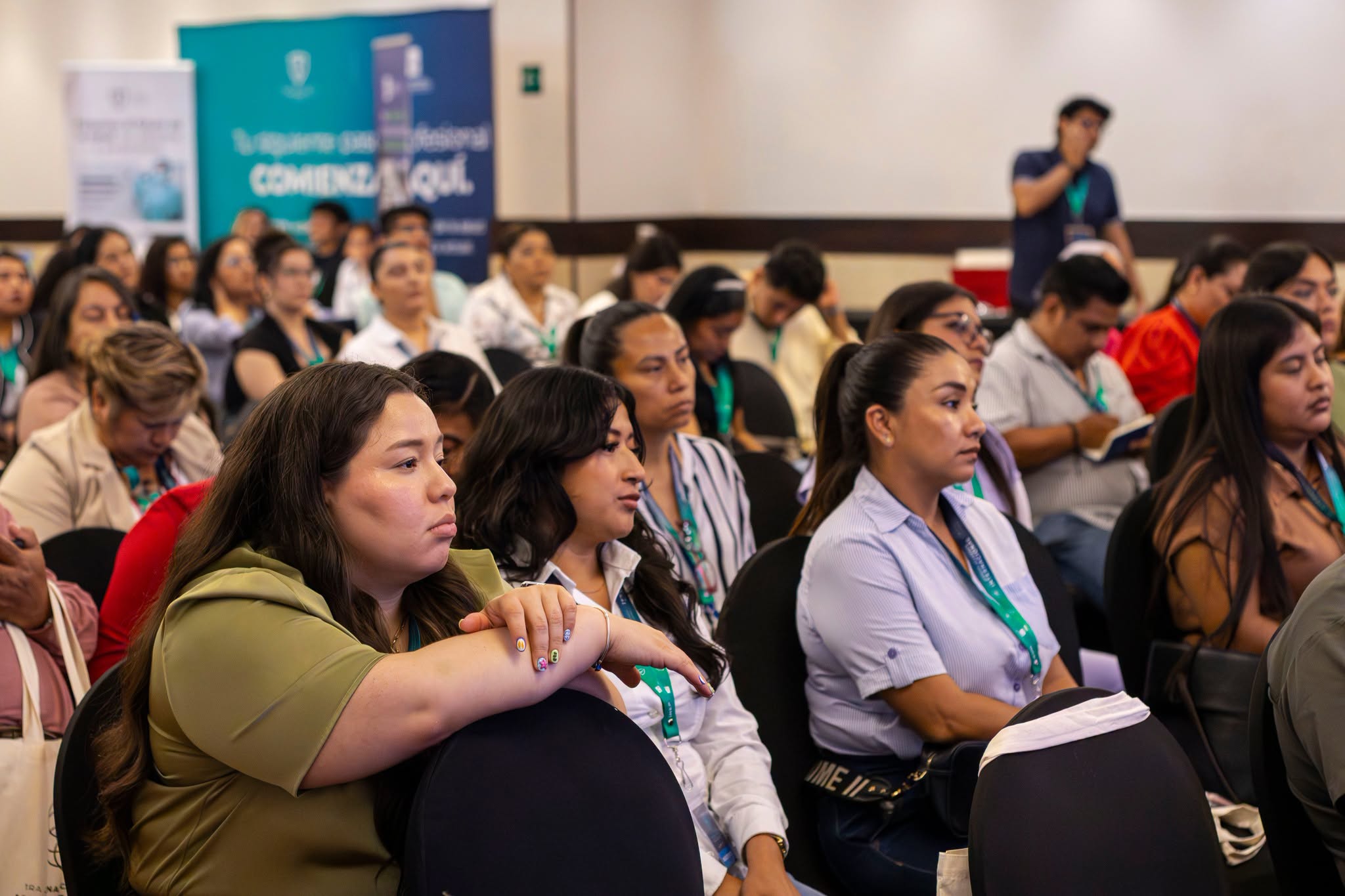 Audiencia durante una experiencia académica presencial